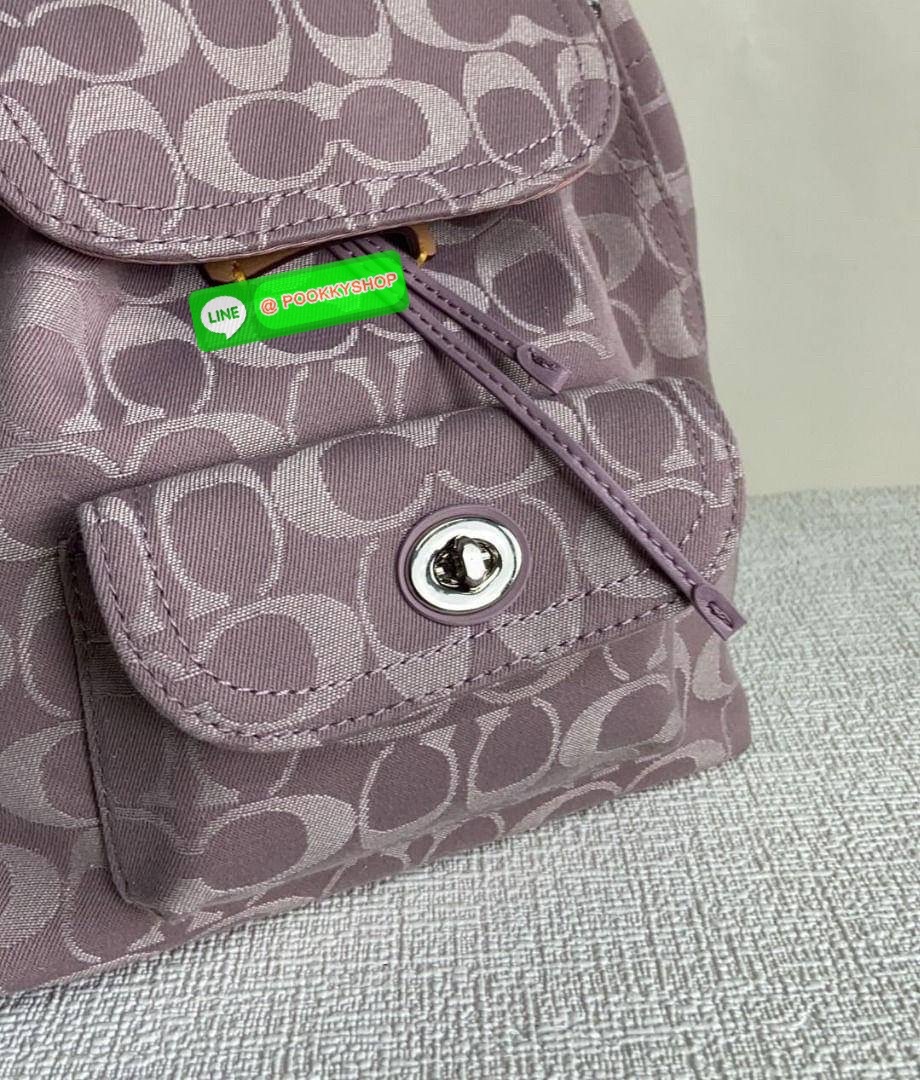 Coach Riya Backpack 21 Women Backpacks Shoulder Bag with Full Set of Coach Package