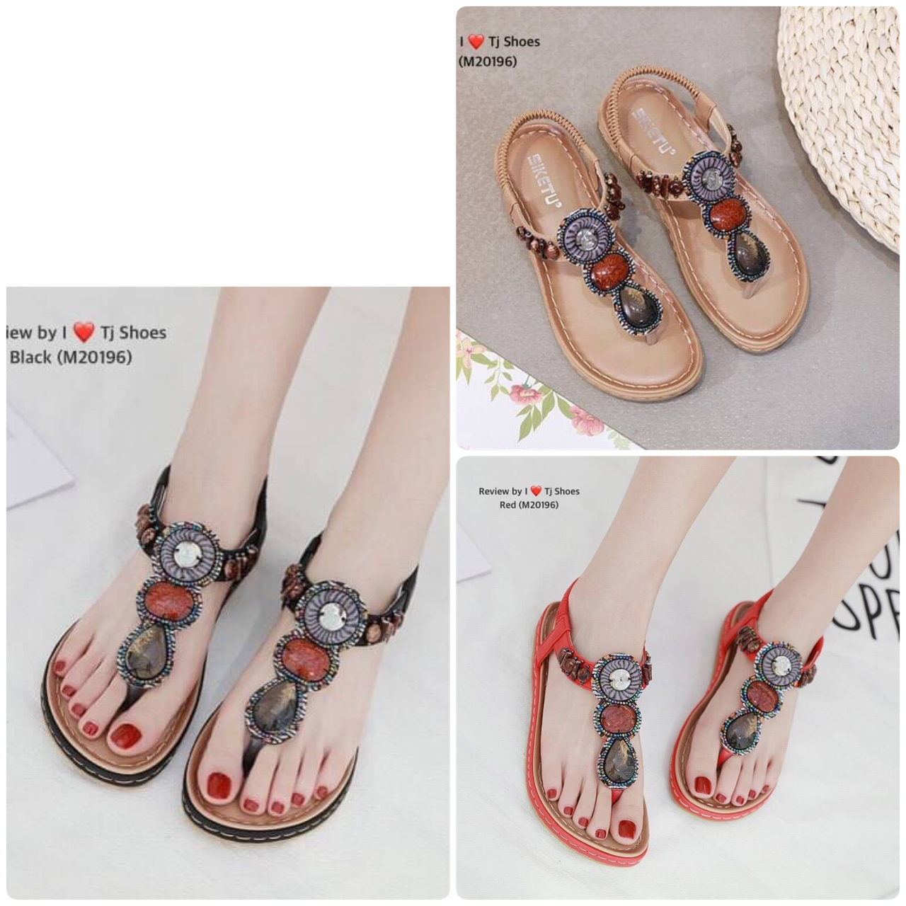 พร้อมส่งรุ่นนี้เกร๋มากบอกเลย รองเท้ารัดส้นนำเข้า ใส่นิ่มสบายมาก พื้นรองเท้าเกาะพื้น ช่วยกันลื่นได้ดี จับแมทกับชุดง่าย ใส่แล้วดูเกร๋ดูน่ารักมากๆ แถมใส่ได้ตลอด ไม่มีเอ้าท์ ของจริงงานดี สวยตรงปกแน่นอน เพราะทางร้านถ่ายรูปจากสินค้าจริง สวยเป๊ะมาก ควรมีไว้เป็นค