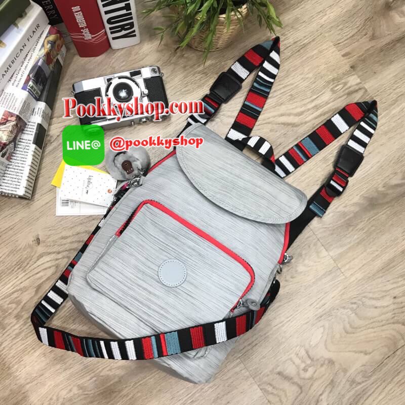 พร้อมส่งความสวย..ราคาสุดคุ้ม! NEW ARRIVAL! KIPLING ART 2WAY BACKPACK กระเป๋าสะพายเป้สไตล์ลำลองรุ่นใหม่ล่าสุดวัสดุ Nylon+Polyester 100% โดดเด่นที่สามารถสะพายได้หลายแบบ ทั้งแบบเป้ หรือใช้สายยาวสะพายไหล่ได้ Crossbodyได้ หูหิ้วเเละสายสะพายลวดลายสวยตามคอนเซปคอ