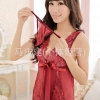ชุดนอนเซ็กซี่ ชุดนอนซีทรู ชุดนอนสายเดี่ยว แต่งลูกไม้ สีแดงไวน์ เนื้อผ้าทิ้งตัว เกรดPremium สวยเซ็กซี่ ยั่วยวนมากๆคะ+G-string