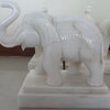 ช้างหินอ่อน ขนาด กว้าง 25 สูง 30 เซนติเมตร
