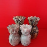 สับปะรดหินอ่อน ขนาดสูง 13 เซนติเมตร กว้าง 9 เซนติเมตร