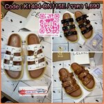 รองเท้าแตะเสริมส้ Celine ดีไซน์ที่ดูหรูหราและทันสมัย เน้นความเรียบง่ายและฟังก์ชันการใช้งานที่ดีเยี่ยม มีส้นเล็กน้อยออกแบบให้ดูทันสมัยและสามารถสวมใส่ได้ทั้งในโอกาสทางการและไม่เป็นทางการสายรัดข้อที่สามารถปรับให้กระชับพอดีกับขา ช่วยเพิ่มความมั่นคงและไม่ลื่นไ