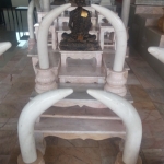 โต๊ะหมู่บูชาหินอ่อน 5ชิ้น กว้าง 60 เซนติเมตร ยาว 70 เซนติเมตร สูง 25 เซนติเมตร