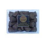 AgarHarvest ธูปปั้น (ก่อนกลั่น) ไม้หอม ไม้กฤษณา แท้ Pure Fragrance Agarwood Incense Cone (Pre Oil Distillation) 75 g.(Brown)