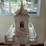 ศาลตายาย ขนาด ฐานกว้าง 55 ยาว 65 สูง 140 เซนติเมตร