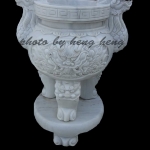 กระถางธุปหินอ่อน ลายมังกร ขนาดสูง 100 เซนติเมตร