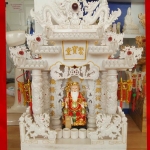 ศาลเจ้าที่ขนาด 27 นิ้ว(รุ่นมั่งมีศรีสุข) 4 เสา 5 หลังคา 8ปลา 8หงส์ 8มังกร หินสีขาว