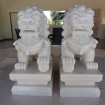 สิงโตปักกิ่ง ขนาดสูง 9 นิ้ว กว้าง 8 นิ้ว ( 1 คู่ )