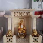 ศาลเจ้าที่ขนาด 16 นิ้ว (หินหยกน้ำผึ้ง)