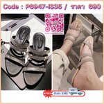 พร้อมส่ง สวยสะพึงมากคะ เพิ่งมา ตัวใหม่ งานเพชร ชาแนล รองเท้าทรงสวม สไตล์ลำลอง สายเพชรวิ้งค์มาก ตัวส้นก้เพชร งานทรงสวม พื้นนิ่ม ใส่สบายๆ แต่ดีไซน์หรูหรา ดูแพงมาก ใส่แล้วขับสีผิวทำให้เท้าขาวมากจ้า งานตัวจริงสวยมากกกกก