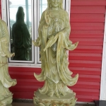 เจ้าแม่กวนอิม หยก เขียว สูง 200เซนติเมตร ปางงประทานพร