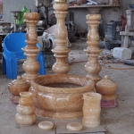 ชุดตะเกียงไต้หวัน หินออ่น บูชาเจ้าแม่กวนอิม