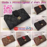 กระเป๋าสตางค์ รุ่นขายดี กระเป๋าสตางค์ Coach สองพับ งานเกรดพรีเมี่ยมปั้มทุกจุด ติดโลโก้ปั้ม Coach ด้านใน 1 ช่องใส่เเบงค์ ใส่บัตร 1 ซิป ภายในมี 2 ช่อง งานสวย เนี๊ยบสุด อุปกรณ์ กล่องเเบรนด์