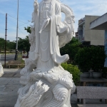 เจ้าแม่กวนอิมหินอ่อนแกะสลัก ขนาด สูง300 เซนติเมตร