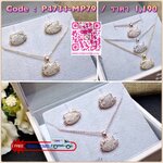 Must Have Item!!! เซตต่างหู+สร้อยคอ งานเพชร CZ แท้ค่ะ ดีไซน์คิตตี้เพชรวิ้งวาววับสวยหรู น่ารักมากกกกกกกก งานรุ่นนี้การันตีความสวย น่ารักเลยนะคะ งานหวานๆแบบนี้ขอยกให้เป็น Must Have Item เลยคะ เพชรวิ้ง เพชรเยอะ เพชรละเอียดม้ากกกกจ้าา