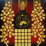 พระพิฆเนศวร 16กร ชนะทุกทิศ 1x1เมตร