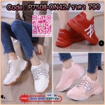 NY sneaker style ผ้าใบหนัง สไตล์แบรนด์ดัง งานน่ารัก ใส่สวยจริงอะไรจริง คู่นี้เก็บรักษาและทำความสะอาดง่าย ทนทานลุยน้ำได้ คะ สาวๆรักผ้าใบหนังต้องมีติดไว้เลยจ้า