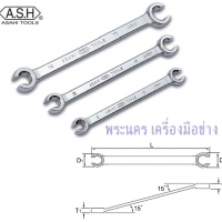 ประแจแหวนผ่า อาซาฮี ญี่ปุ่น (Open Ring Spanners ASAHI JAPAN) ขนาด 10 x 11 mm.