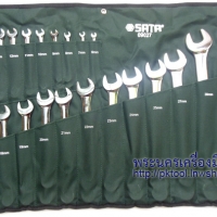 ชุดประแจแหวนข้างปากตาย SATA 23 ชิ้น (6, 7, 8, 9, 10, 11, 12, 13, 14, 15, 16, 17, 18, 19, 20, 21, 22, 23, 24, 25, 27, 30, 32 mm.)