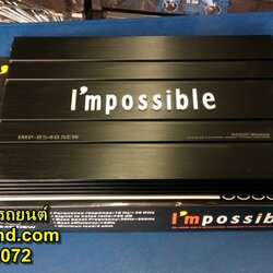 เพาเวอร์แอมป์รถยนต์ 4 CH 8000W ยี้ห้อ IMPOSSIBLE รุ่น IMP-8540