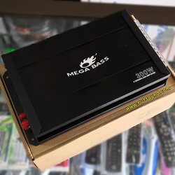 เพาเวอร์แอมป์ class d 4ch ยี้ห้อ MEGA BASS กำลังขับ 300wx4 เพาเวอร์แอมป์รถยนต์ คลาสดี 4 ch ใช้สำหรับขับกลางแหลม หรือซับ
