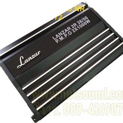 พาวเวอร์แอมป์iรถยนต์ 2 แชลแนล (2CH) LANZAR 2R 36/50