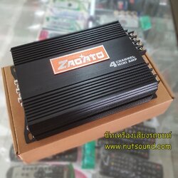 เพาเวอร์แอมป์ CLASS D 4 ch ยี่ห้อ ZAGATO พาวเวอร์แอมป์ คลาสดี 4ch ซากาโต้