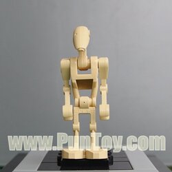 sw001a: Battle Droid Tan with Back Plate