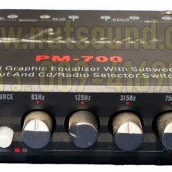 ปรีแอมป์รถยนต์ 7 band ยี้ห้อ lanzar