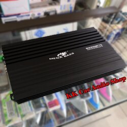 เพาเวอร์แอมป์ class d 6000w ยี้ห้อ MEGA BASS เพาเวอร์แอมป์รถยนต์ คลาสดี สำหรับขับซับ 10-12 นิ้ว