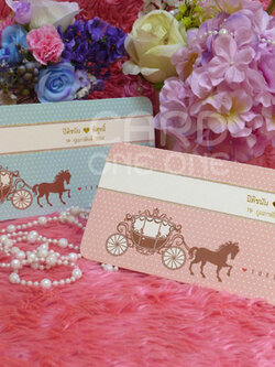 การ์ดแต่งงาน วินเทจหวานๆ ใบเดี่ยว