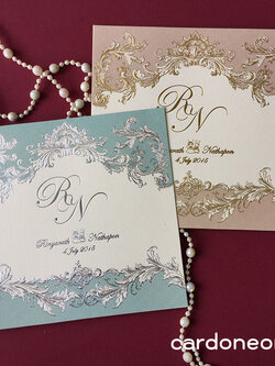 การ์ดแต่งงานพรีเมี่ยม วินเทจ