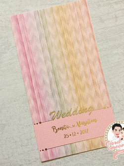 การ์ดแต่งงานสีหวาน