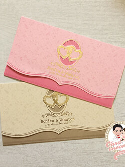 การ์ดแต่งงานสีหวาน