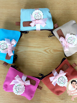 ของชำร่วยกระเป๋าสตางค์ผ้าแคนวาส