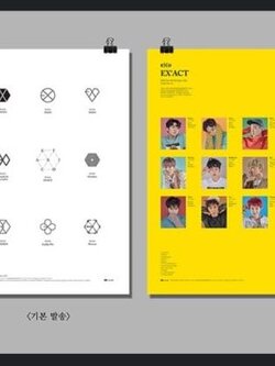 พร้อมส่ง โปสเตอร์ POSTER OFFICIAL EXO - EX’ACT (Vol. 3) [ LUCKY ONE ver. ] ได้2ใบ