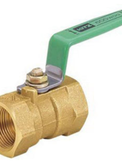 บอลวาล์วทองเหลือง ยี่ห้อ KITZ ด้ามเขียว 600psi