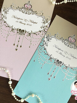 การ์ดแต่งงานวินเทจ