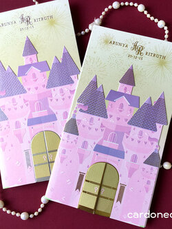 การ์ดงานแต่ง ปราสาทเจ้าหญิง