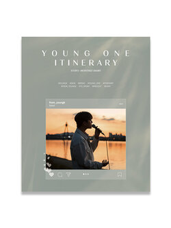 DAY6 Young K Photobook - YOUNG ONE ITINERARY STOP 3 : MONTHLY DIARY
