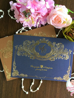 การ์ดแต่งงานพรีเมี่ยม สไตล์คลาสสิค