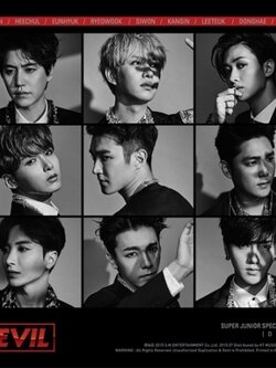 SUPER JUNIOR SPECIAL ALBUM - DEVIL CD + POSTER