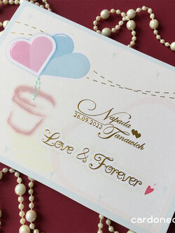 การ์ดแต่งงานน่ารัก