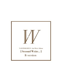 INFINITE Nam Woo Hyun 2nd Mini Album - Second Write.. (B ver)