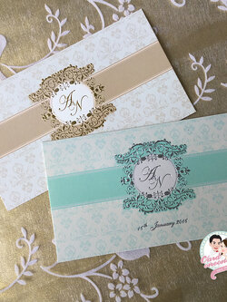 การ์ดแต่งงานวินเทจ