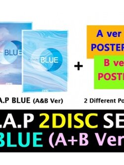[SET] BAP 7TH SINGLE ALBUM - BLUE(A+B) 2CDS + 2 DIFFERENT POSTERS