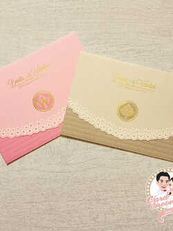 การ์ดแต่งงานสีหวาน