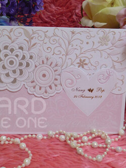 การ์ดน่ารัก แนวนอน 3 พับ