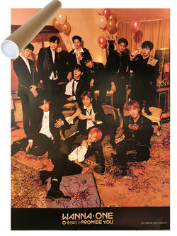 พร้อมส่ง โปสเตอร์ POSTER OFFICIAL - WANNA ONE I PROMISE YOU [ NIGHT VERSION ]
